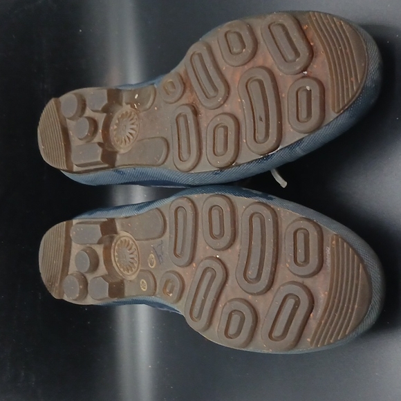 UGG Australia  Slip On  Tie Shoes Navy Blue Size 7 (Rubber, Sheep Skin, Leather) - Picture 6 of 7